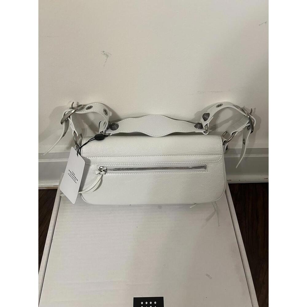 Balenciaga Le Cagole Sling Small in White Lambskin BNWT - Picture 4 of 7